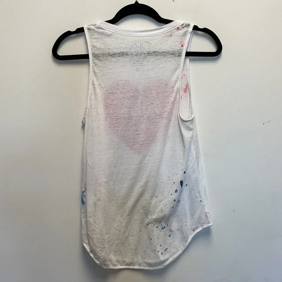 Chaser Heart Wine splatter paint tank - Picture 5 of 6